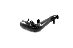 Forge Motorsport Silicone Intake Hose for Seat Mk3 Ibiza FR and VW Polo 1.8T, With Hose Clamp Kit - Black