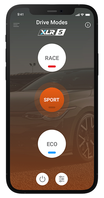 RaceChip XLR5 Kontrollmulighet - App