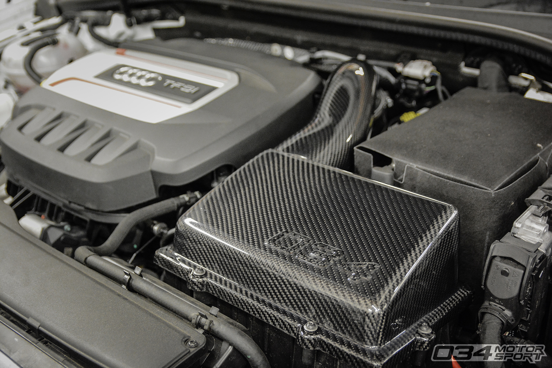 8V Audi S3 (MQB) Cold Air Intake Installed